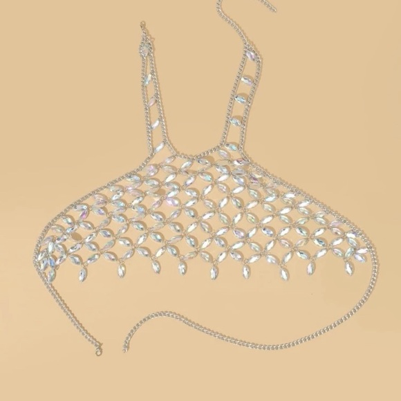 Festival Chain Gem Embellished Top - Picture 2 of 2